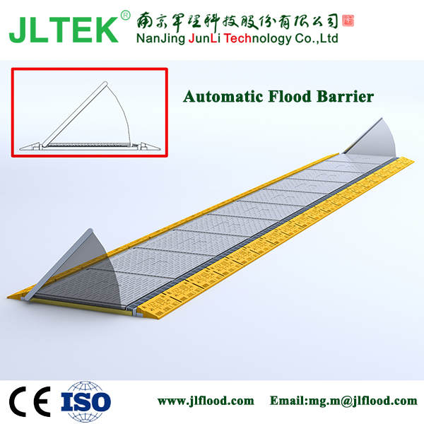 18 Years Factory Defensive Flood Barrier - Surface installation type light duty automatic flood barrier Hm4d-0006D – JunLi