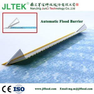 Automatic flood barrier, Embedded installation