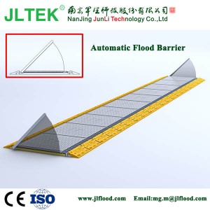Surface installation type heavy duty automatic flood barrier Hm4d-0006C
